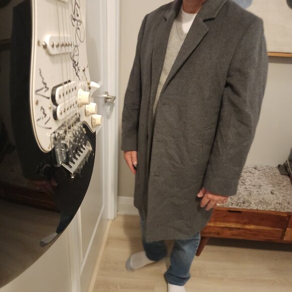 Michael Kors Fall/Winter Wool Gray Top Coat - Picture 6 of 6